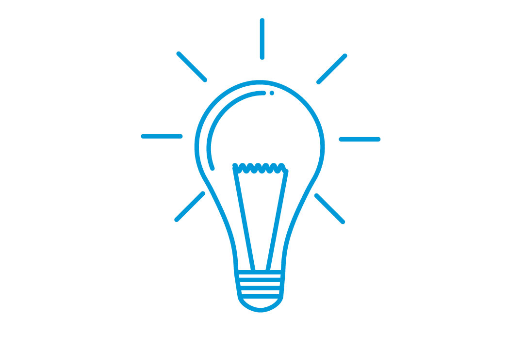 illustration of a light bulb