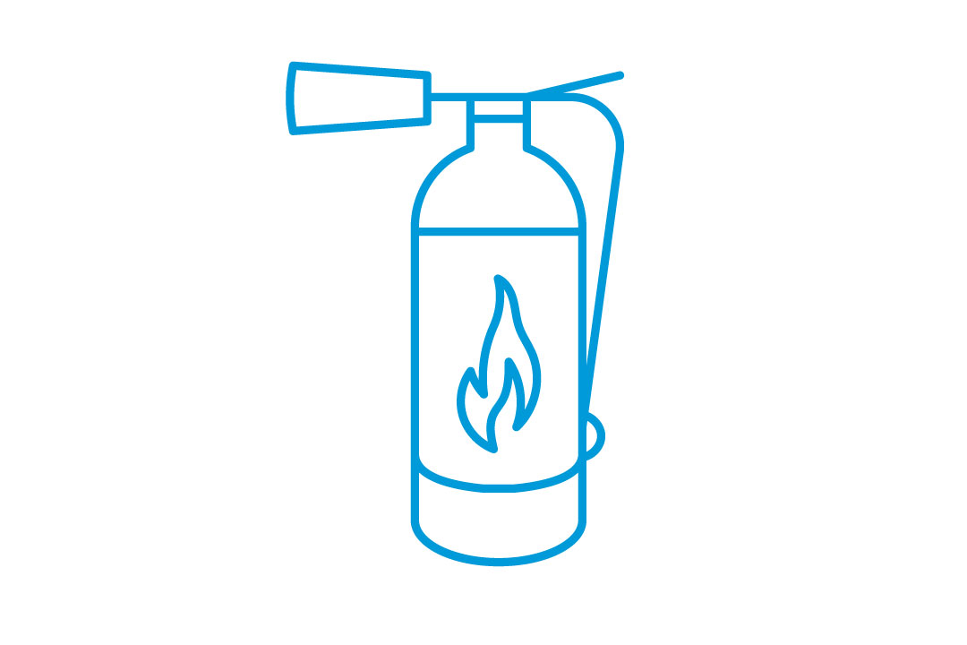 Illustration of fire extinguisher
