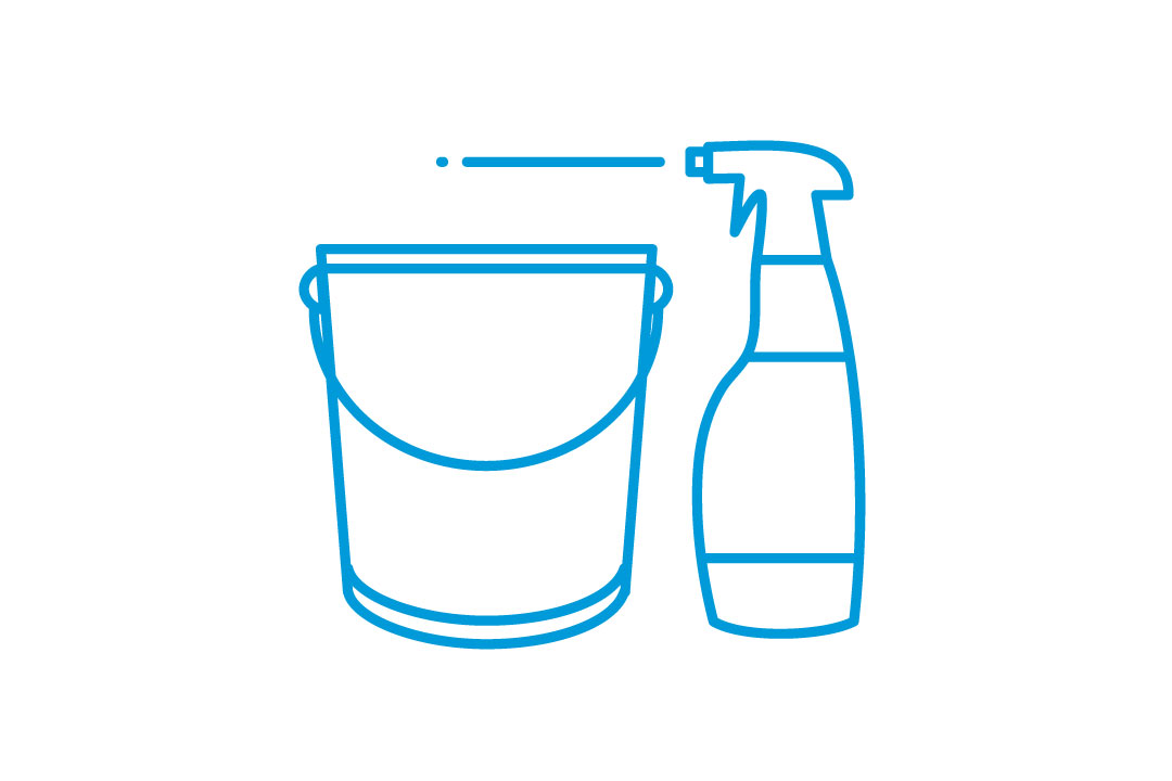 illustration cleaning materials